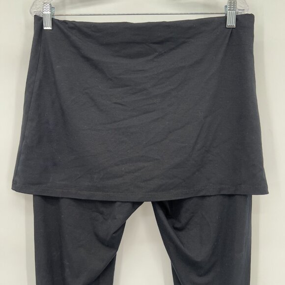 PURE Essence Bamboo Skirted Leggings Black Size Large - Picture 5 of 10